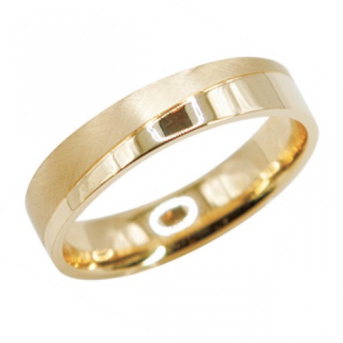 10kt yellow bangle (men) MB1-H